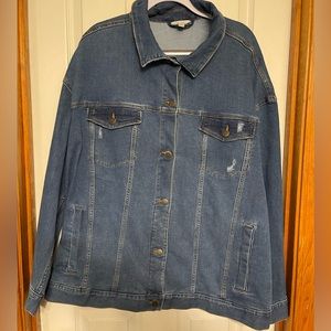 Terra Sky NWT Jean jacket 4x